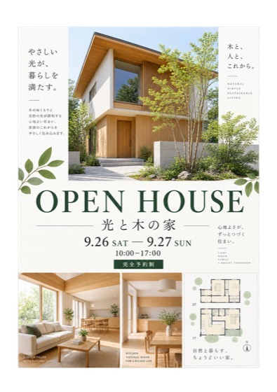 チラシデザインの制作イメージ