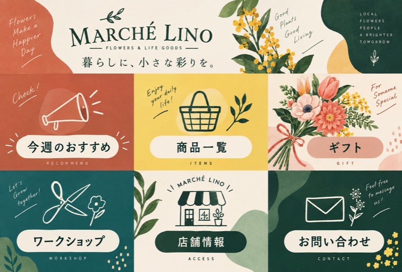 LINEリッチメニューの制作イメージ